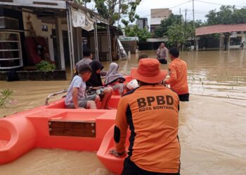 Curah hujan tinggi sejak dini hari Kamis, 8 Januari 2026, kembali memicu banjir di sejumlah wilayah Kota Bontang, Kalimantan Timur.